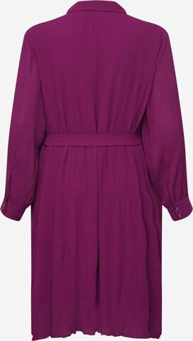 Zizzi Košilové šaty – fialová