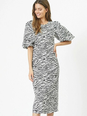 Robe 'Zion' co'couture en noir : devant