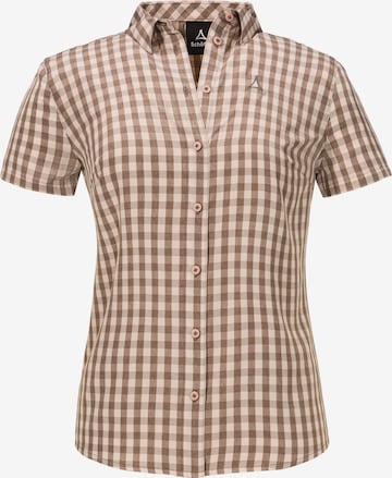 Schöffel Multifunctionele blouse ' Hiking CIRC Blouse Style Dalfoss WMS ' in Lila: voorkant