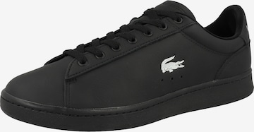 LACOSTE - Sapatilhas baixas em preto: frente