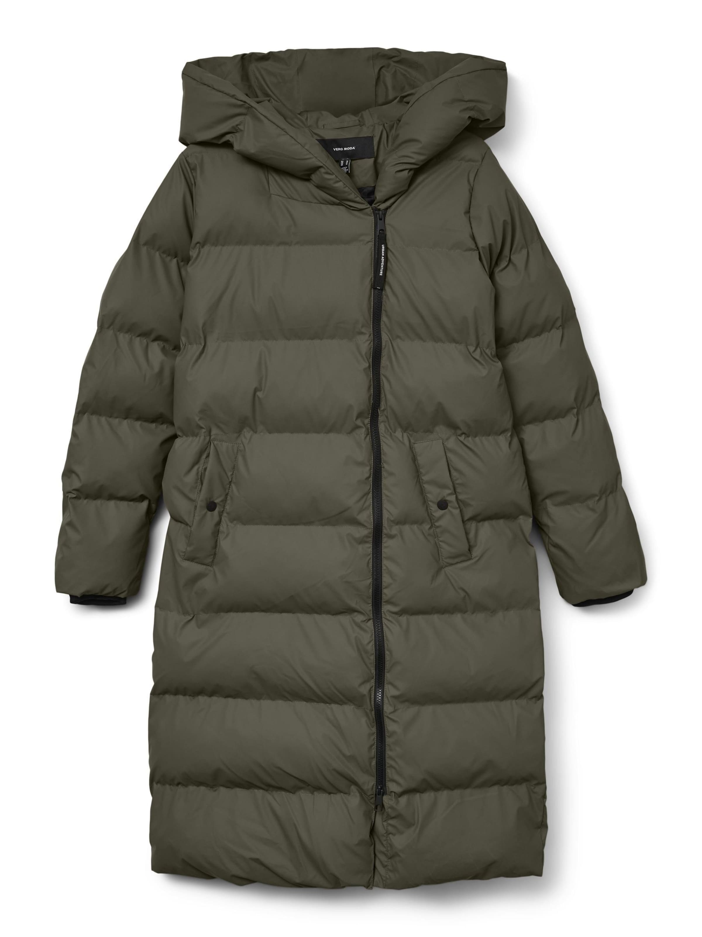 VERO MODA Vinterfrakke 'MIRIAM' i grøn: forside