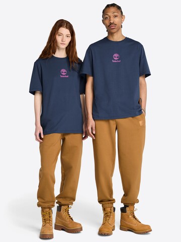TIMBERLAND T-shirt i blå