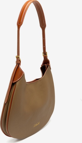 Borsa a spalla di ALV By Alviero Martini in marrone: frontale