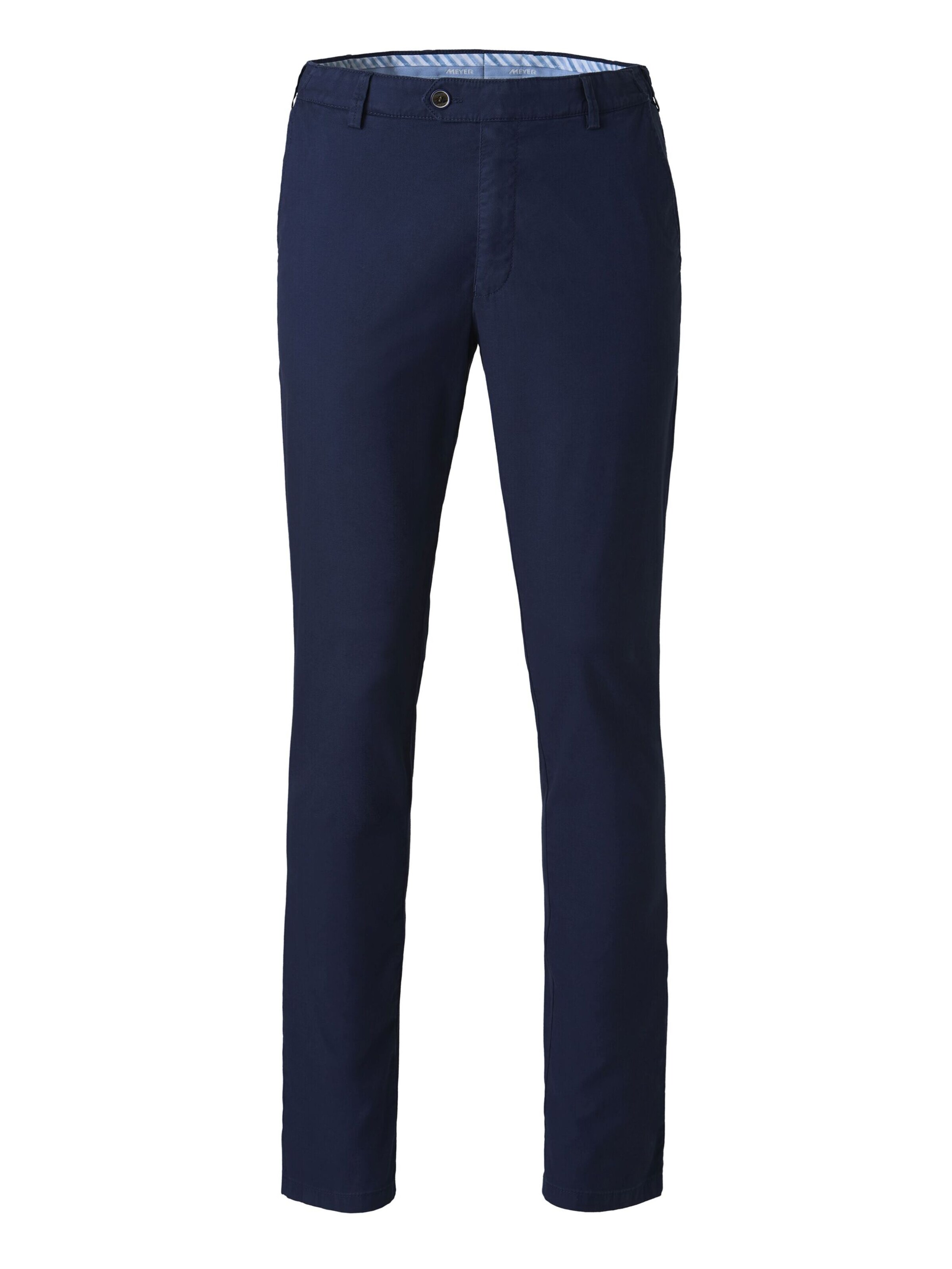 Regular Pantalon chino 'Oslo' MEYER en bleu : devant