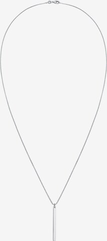 ELLI Necklace 'Rechteck' in Silver: front