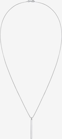 ELLI Necklace 'Rechteck' in Silver: front