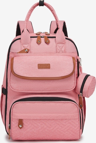 Kono Backpack in Pink: front