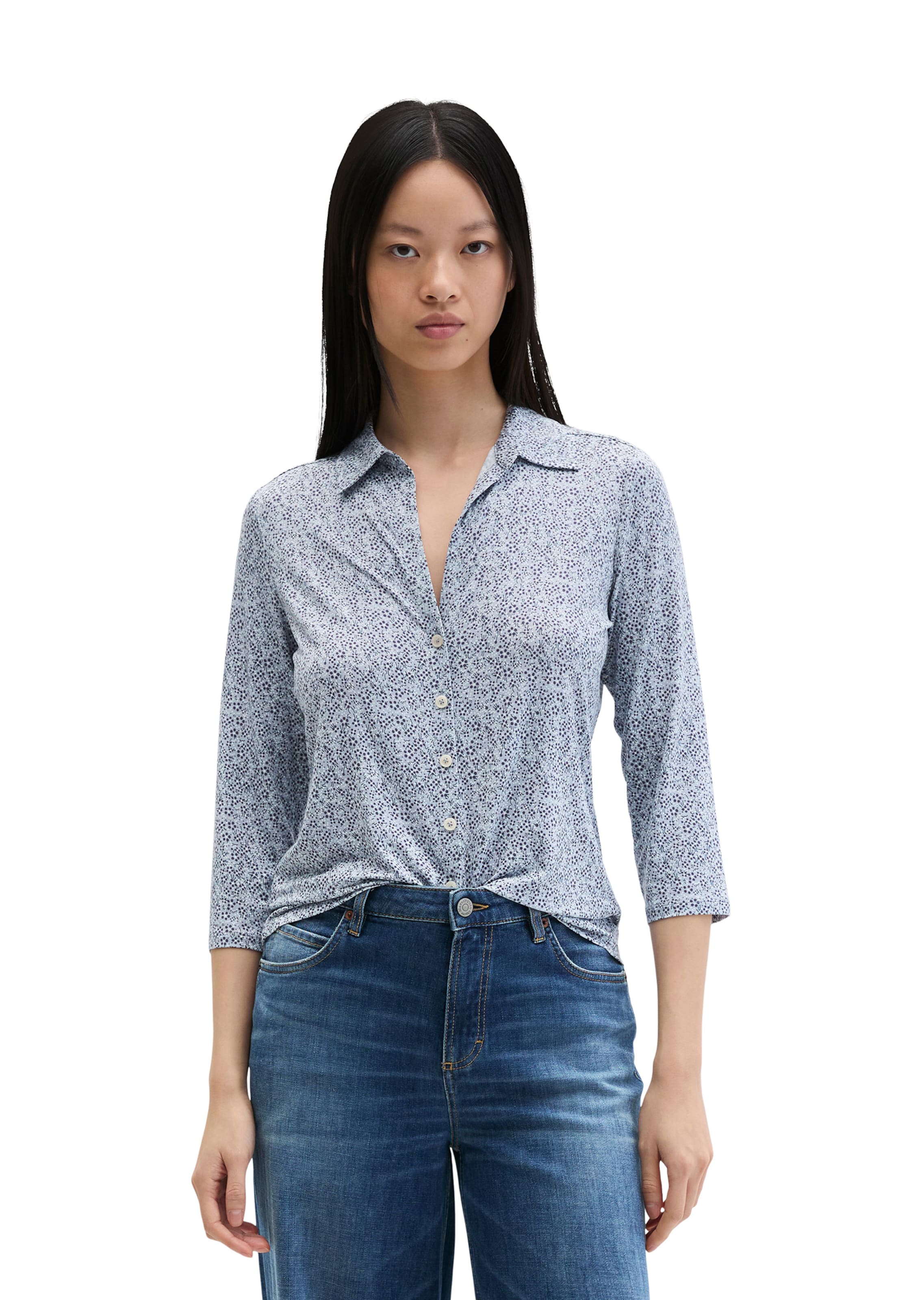 Marc O'Polo Blouse in Blue: front