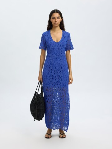 SELECTED FEMME Avondjurk in Blauw