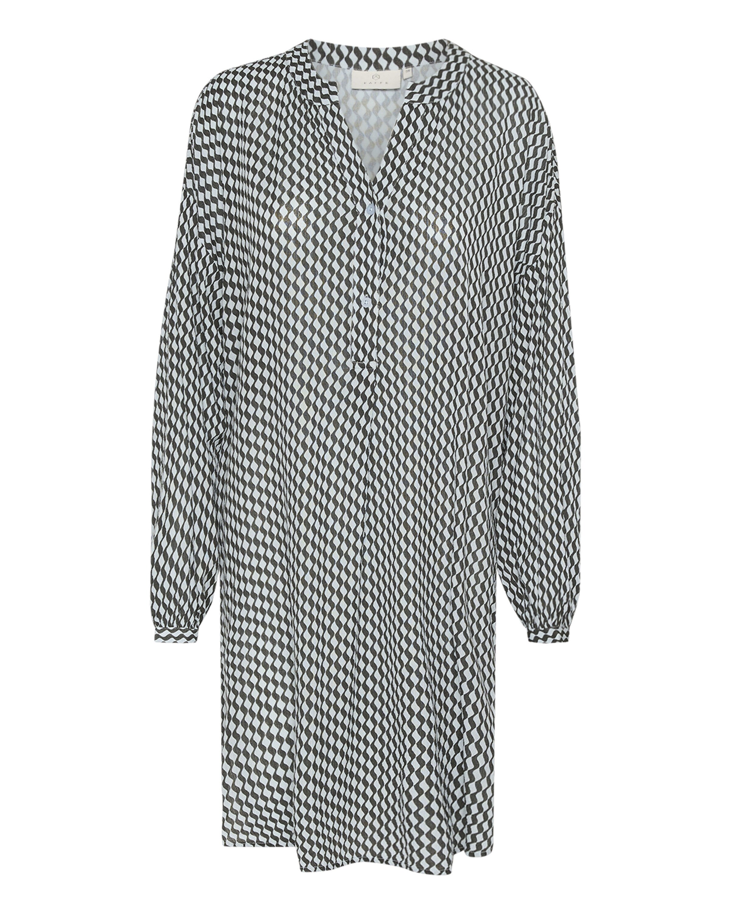 Robe-chemise 'Aber' Kaffe en bleu : devant