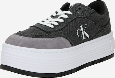 Calvin Klein Jeans Sneaker low i grå / sort / hvid, Produktvisning