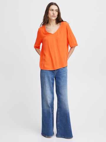 ICHI Bluse 'MARRAKECH' i orange