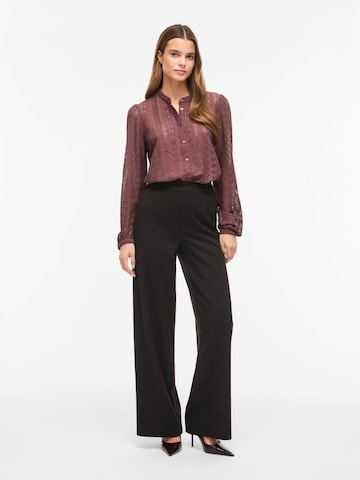 VILA Bluse 'VIChikka' i brun