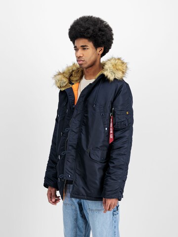 ALPHA INDUSTRIES Winter Jacket 'N3B VF 59' in Blue
