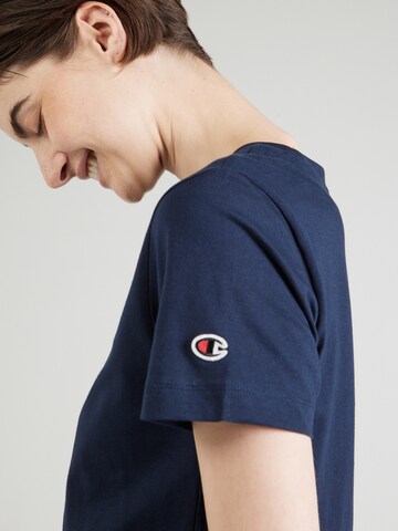 mėlyna Champion Authentic Athletic Apparel Marškinėliai