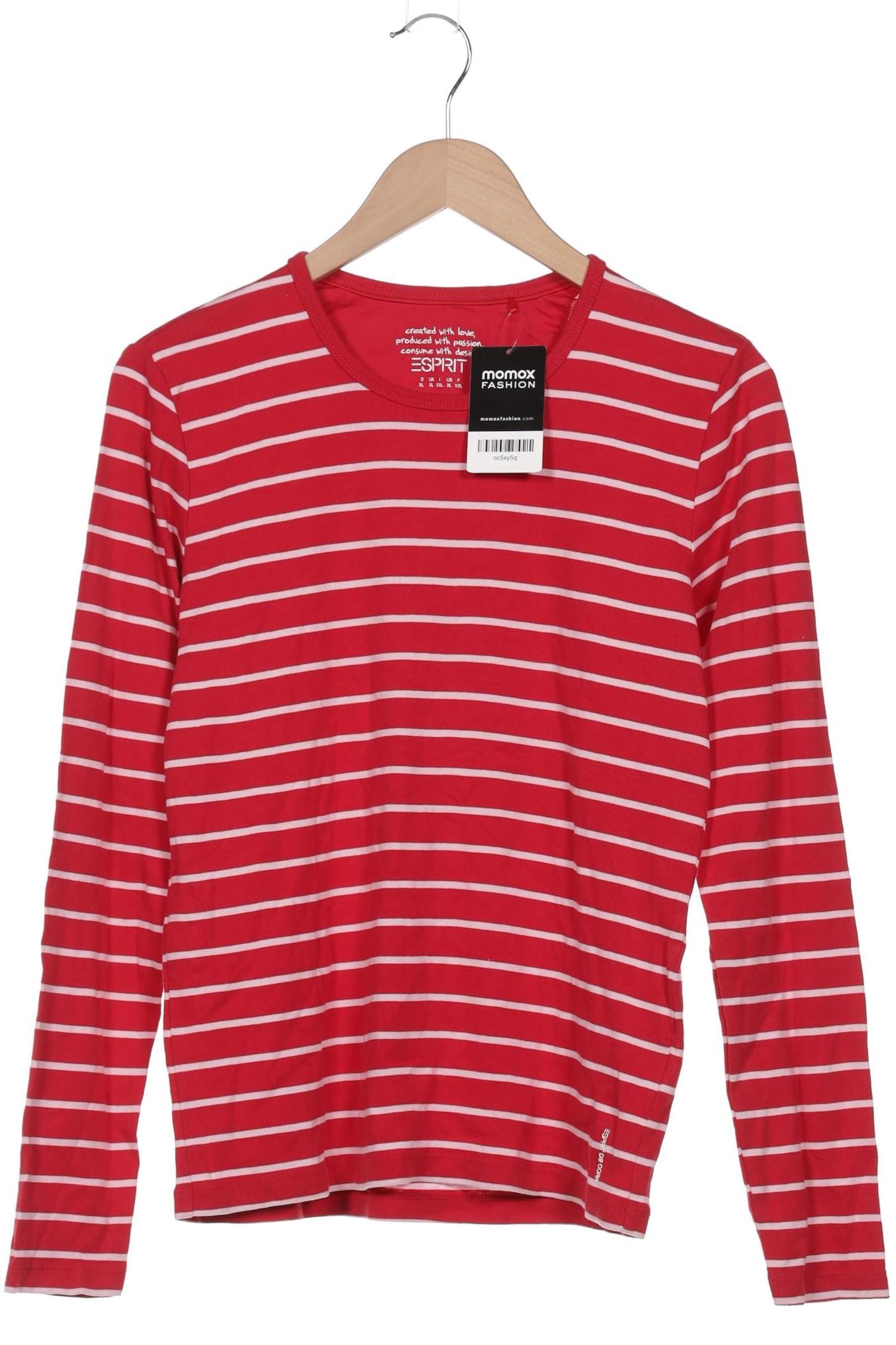 ESPRIT Langarmshirt XL in Rot: Vorderseite
