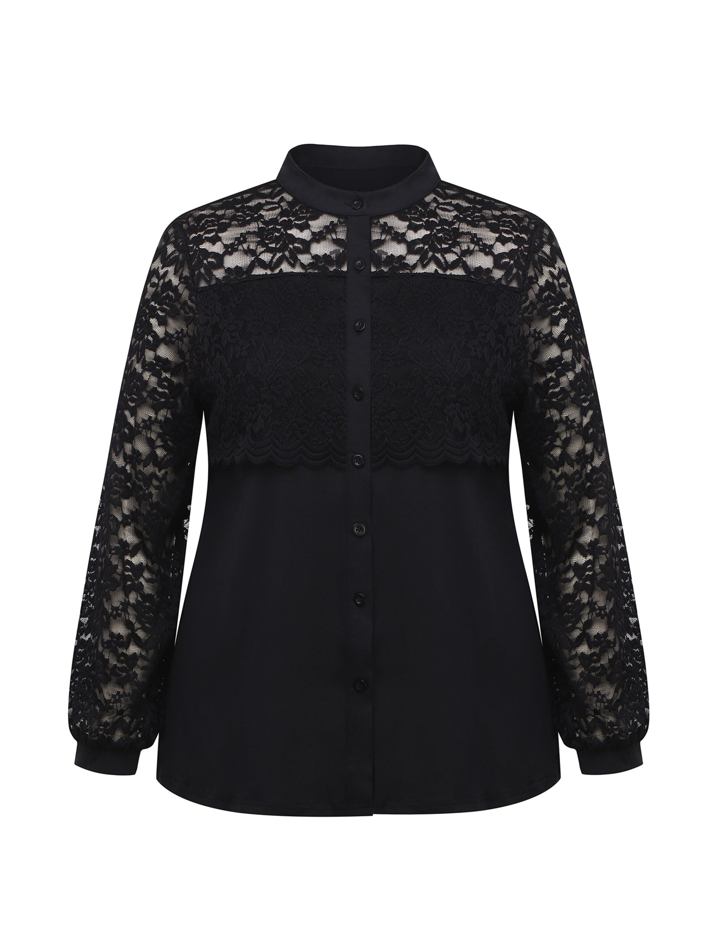 LapaPlus - Blusa 'Women Tops' en negro: frente