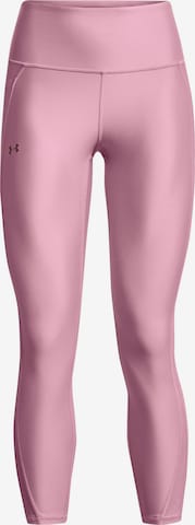 Skinny Pantalon de sport UNDER ARMOUR en rose : devant