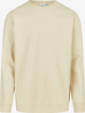 Cleptomanicx Sweatshirt 'Ligull' in Beige: predná strana