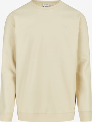 Cleptomanicx Sweatshirt 'Ligull' in Beige: front