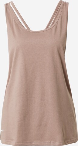 NEBBIA Sports Top in Brown: front