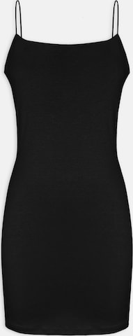 LEAFLETIC Jurk 'Leafletic Women’s Bodycon Dress' in Zwart: voorkant