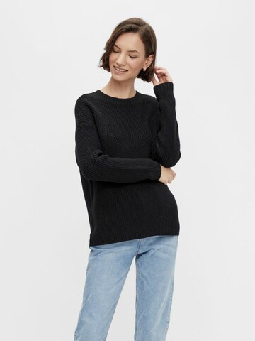 PIECES Sweater 'Karie' in Black: front