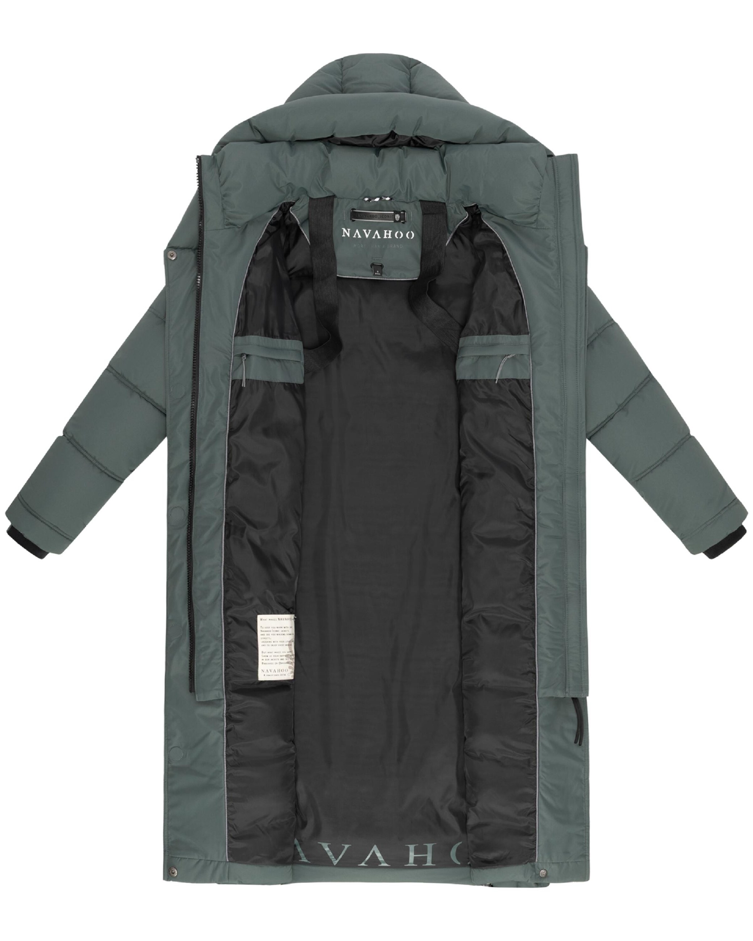 NAVAHOO Télikabátok 'Engelsfeder XIV' - zöld