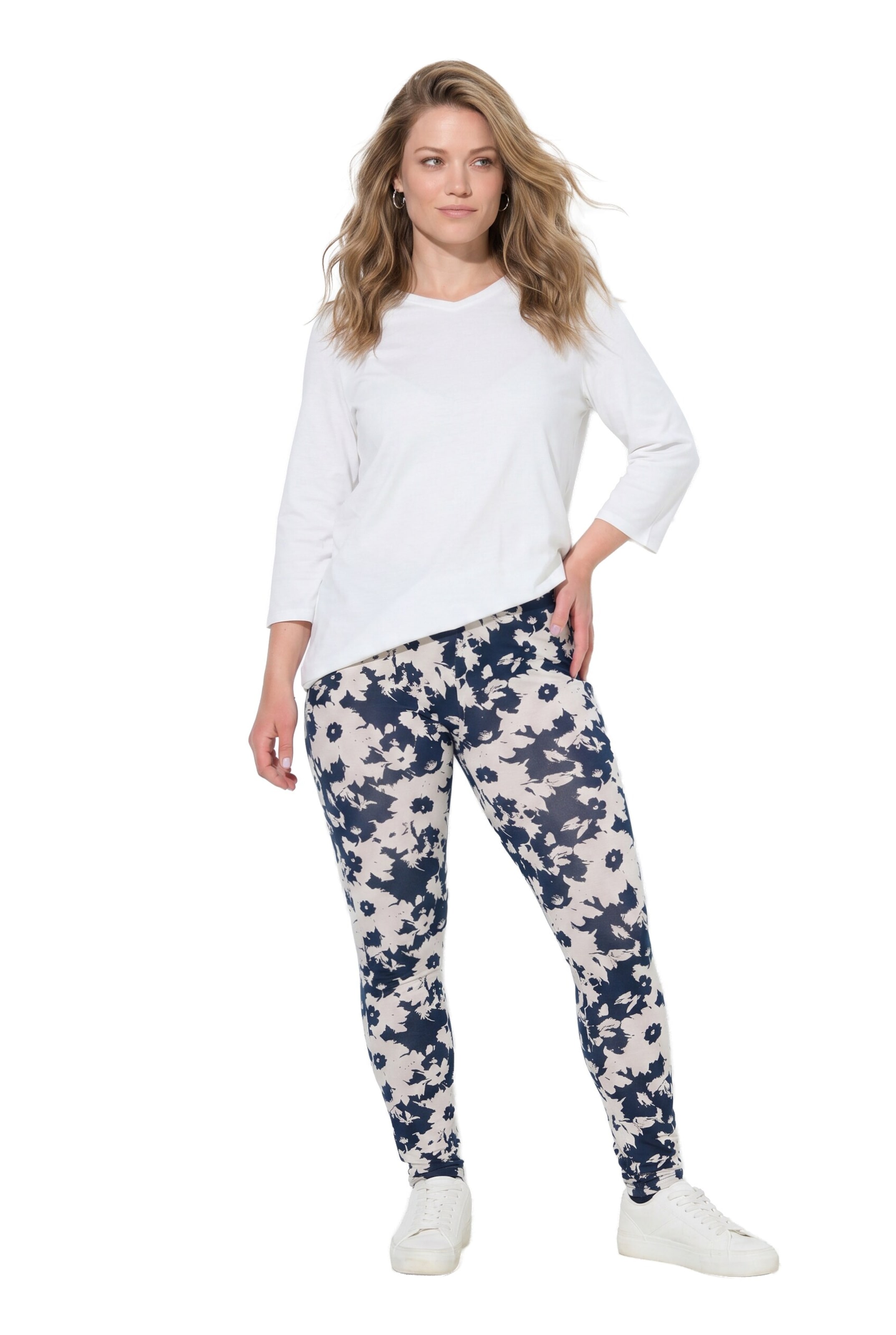 Ulla Popken Skinny Leggings in Beige