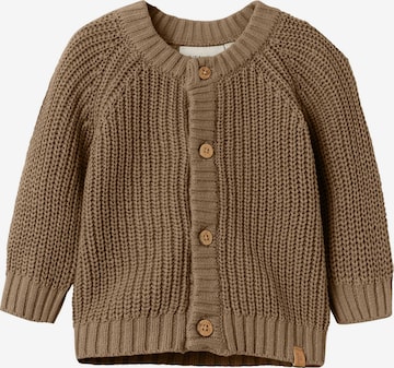 NAME IT Knit Cardigan 'EMLEN' in Brown: front