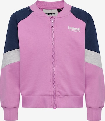 Hummel Sweatshirt in Purple: front
