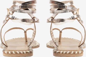 faina Strap sandal in Gold