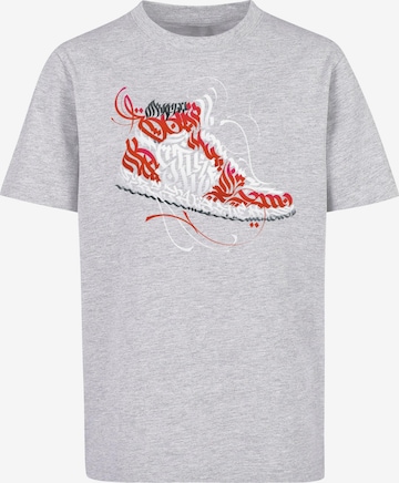 Mister Tee Shirt 'Tagged Sneaker' in Grey: front