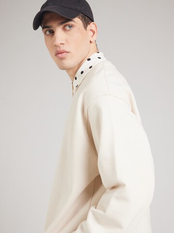 Sweat-shirt 'SLHRELAXALBAN' SELECTED HOMME en beige