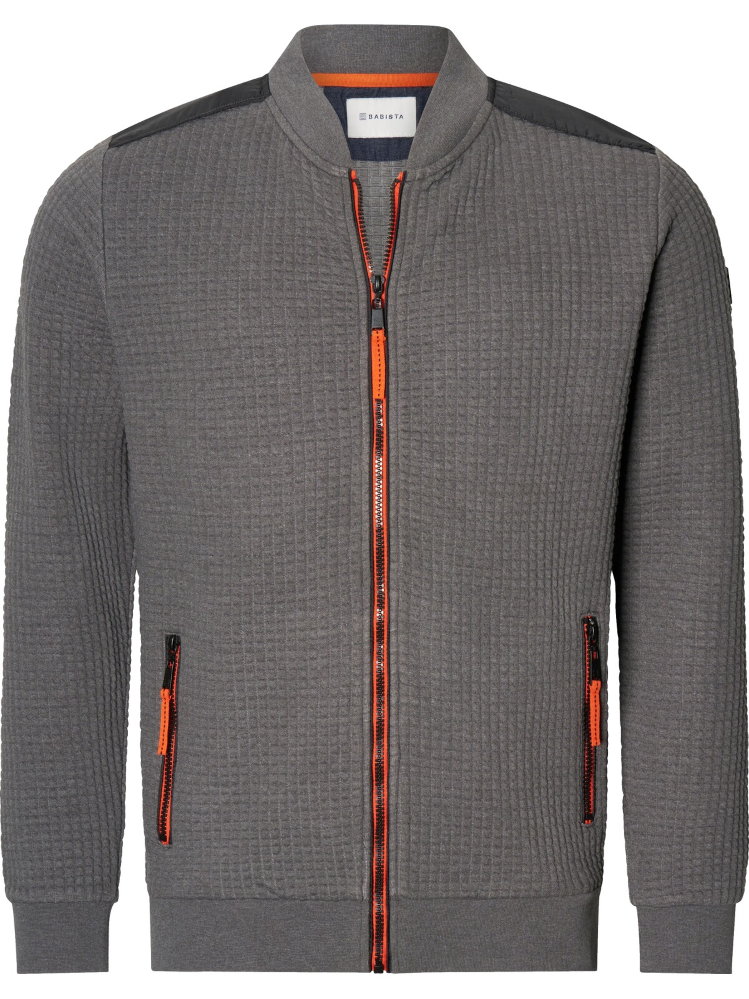BABISTA Between-Season Jacket 'Emanoro' in Grey: front