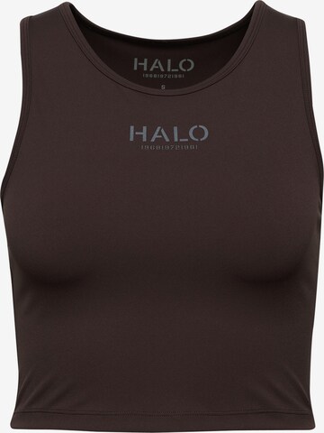 HALO Sports top in Brown: front