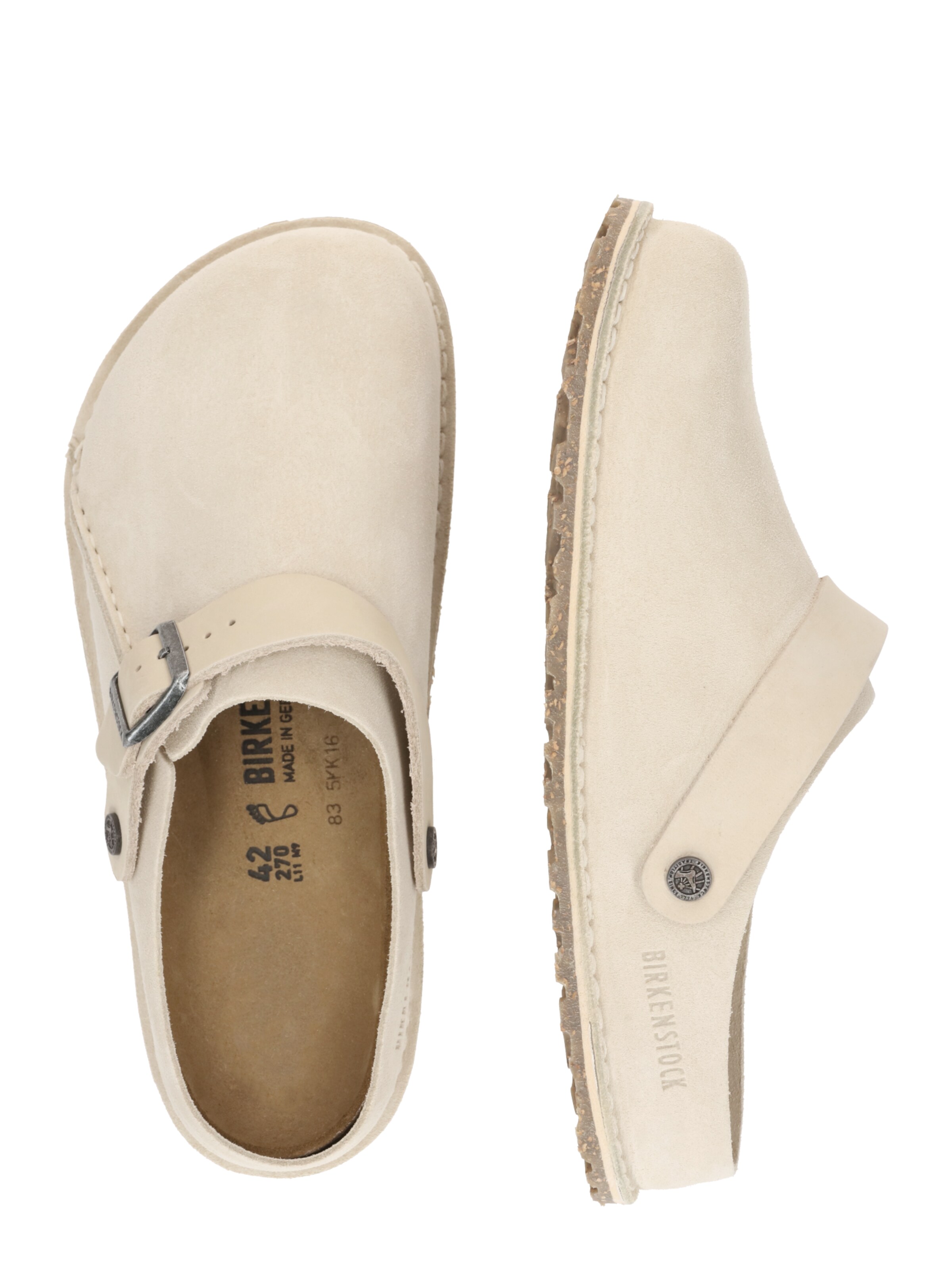 BIRKENSTOCK Nizki natikači 'Lutry' | bela barva