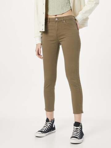 ESPRIT - Skinny Pantalón en verde: frente