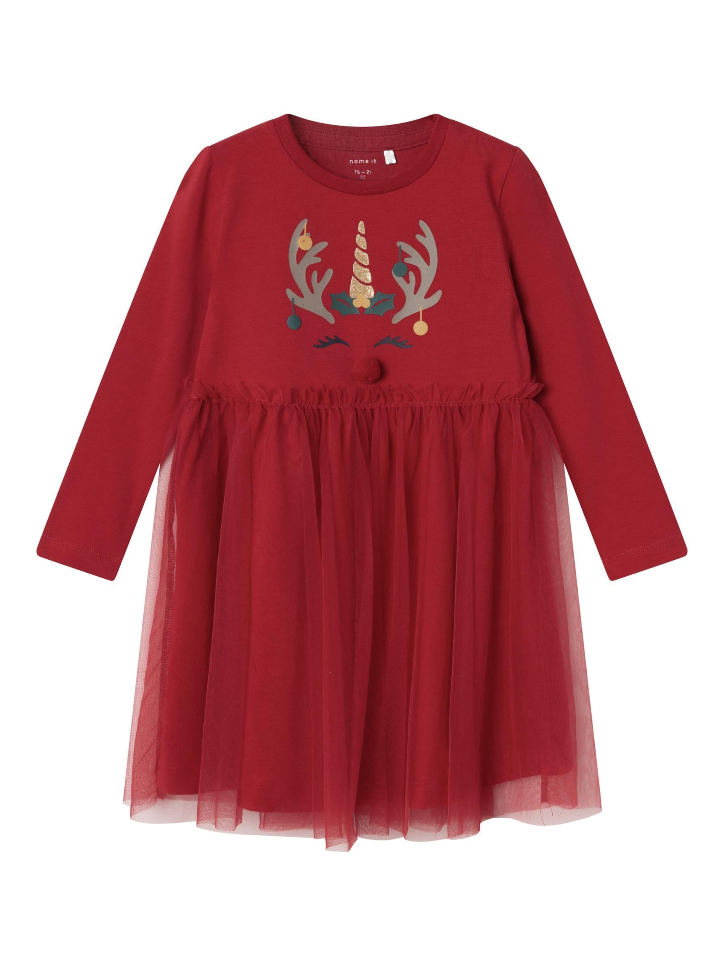 NAME IT Kjole i rød: forside