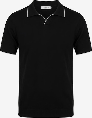 Maglietta 'Valero Polo' di INSPR in nero: frontale