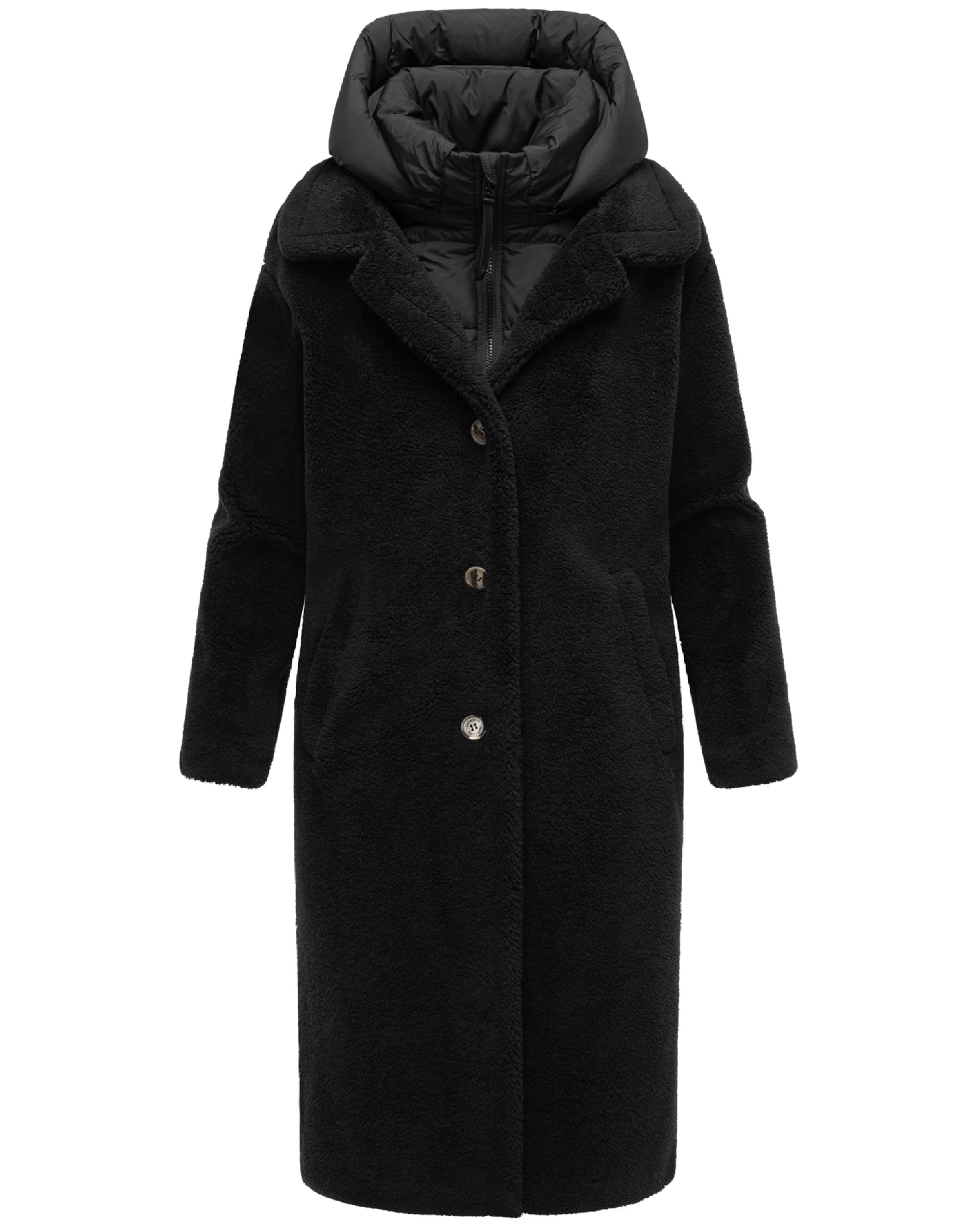 NAVAHOO Vinterfrakke i sort: forside