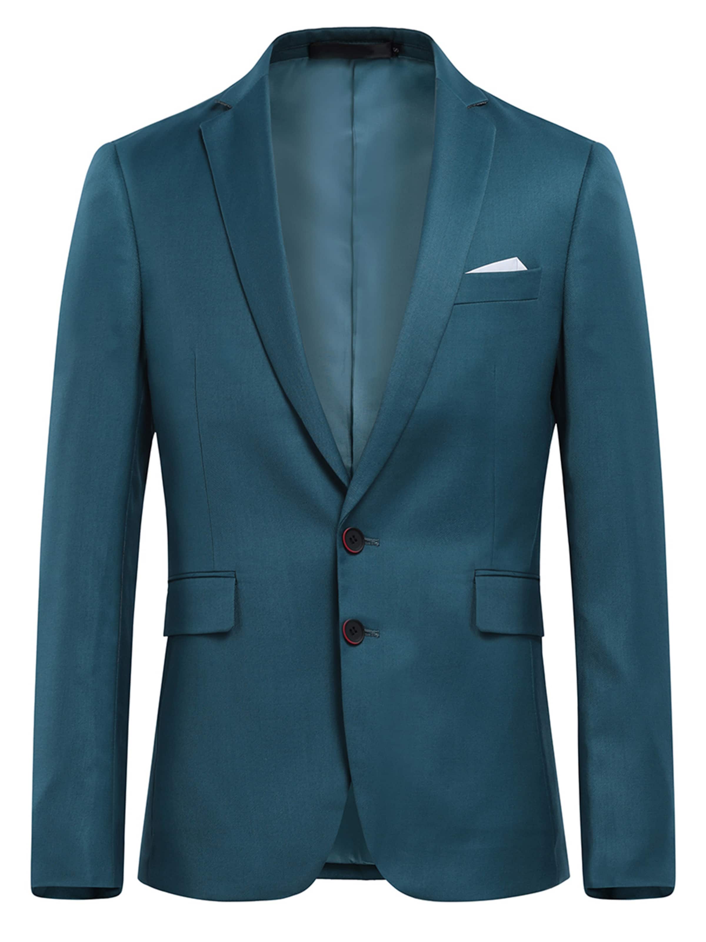 Youthup Suit Jacket in Blue: front