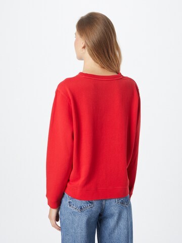 s.Oliver - Sweatshirt em vermelho