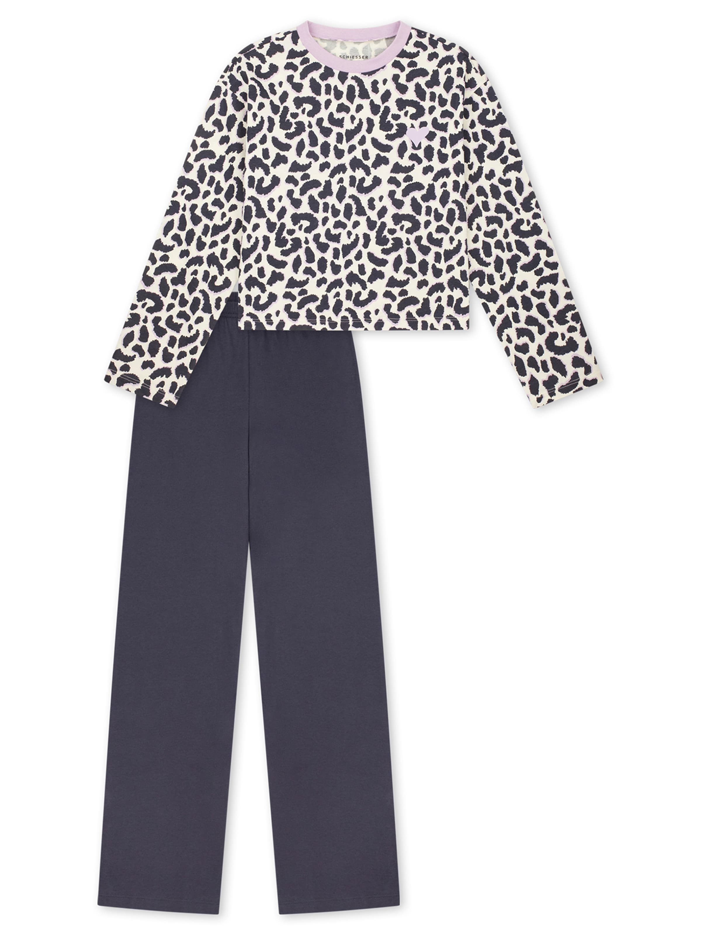 SCHIESSER Schlafanzug ' Nightwear ' in Blau: Vorderseite