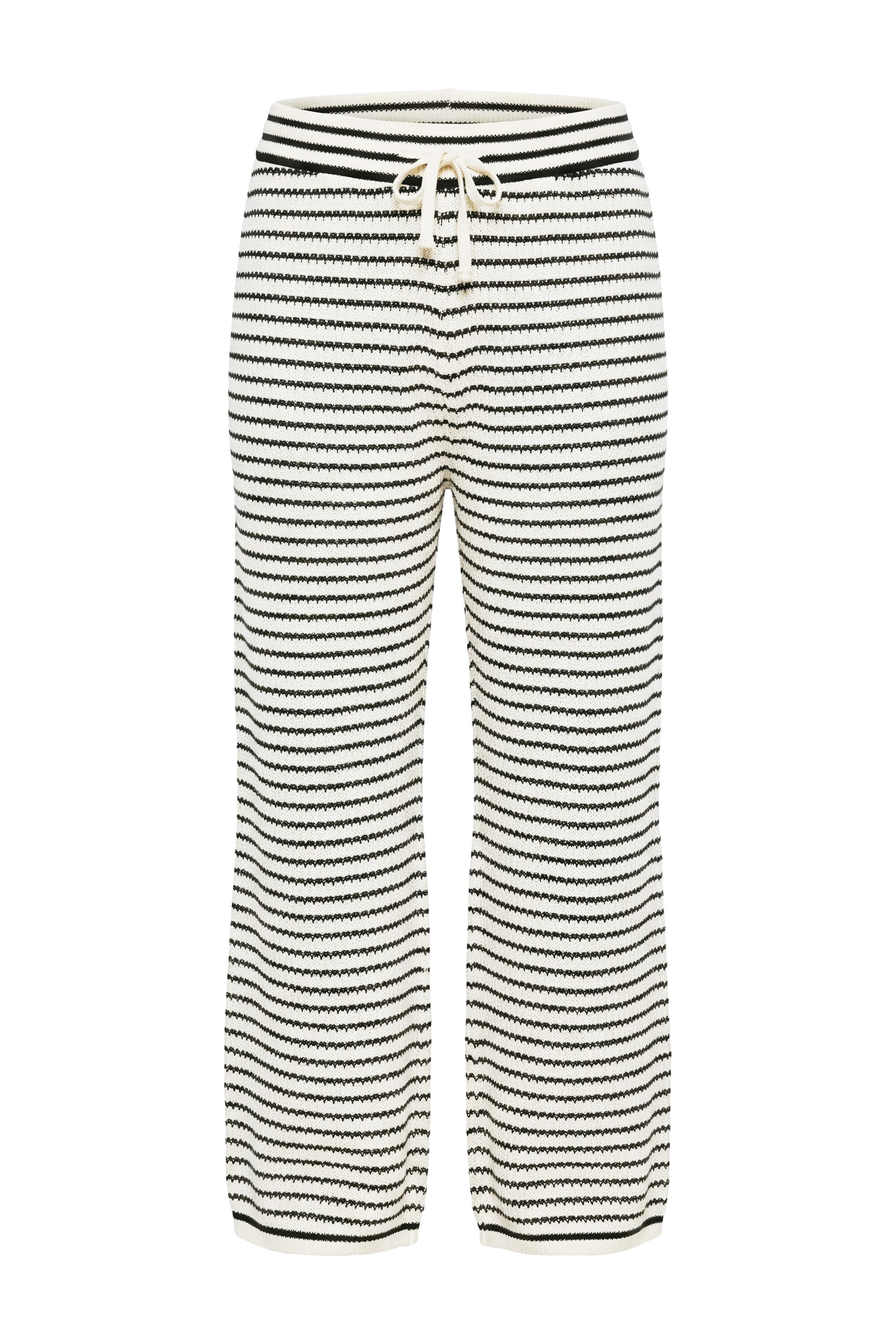 Studio Untold Regular Broek in Wit: voorkant