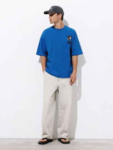 Pull&Bear Shirt in Blue