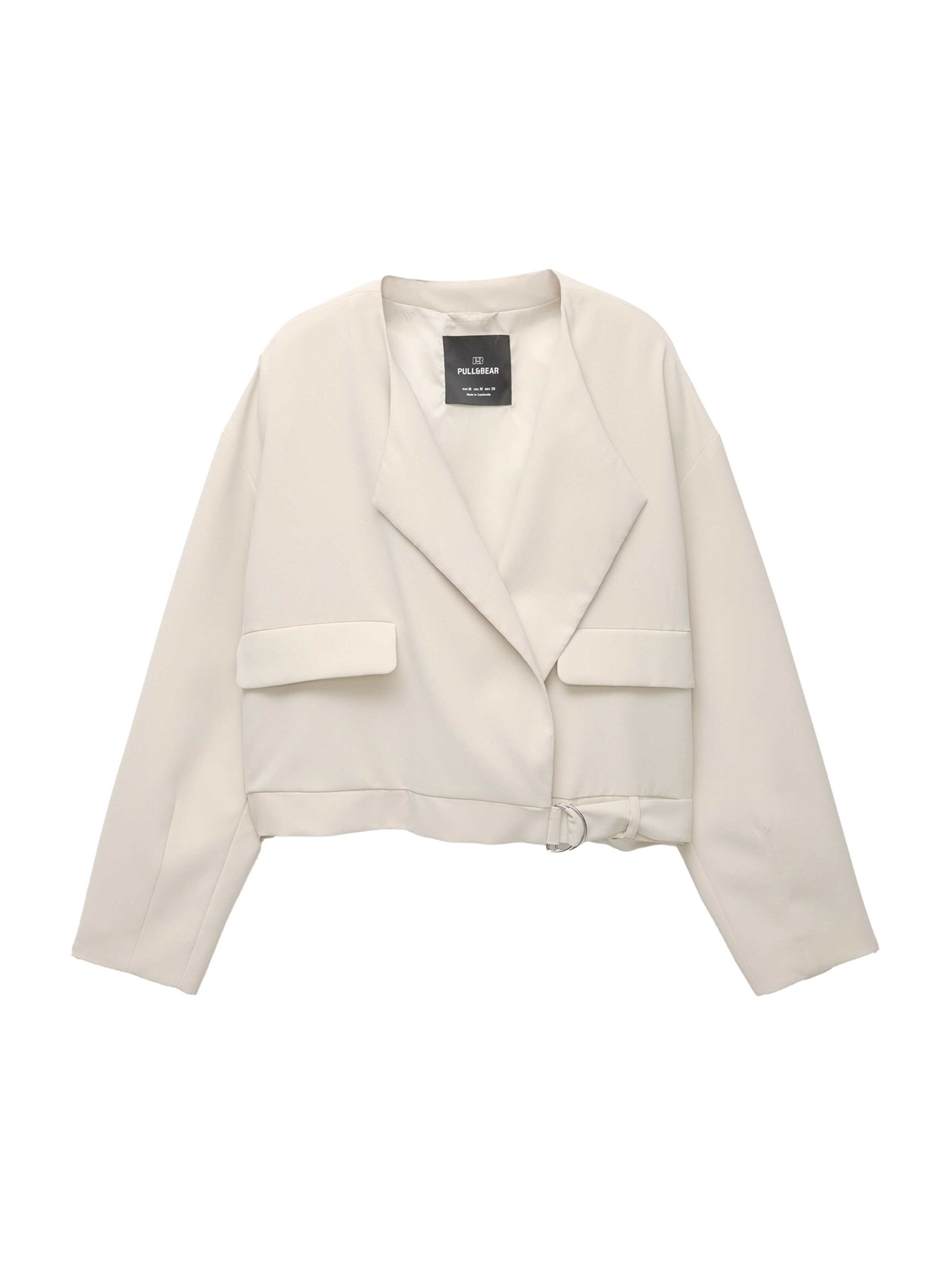 Pull&Bear Átmeneti dzseki - bézs: elől