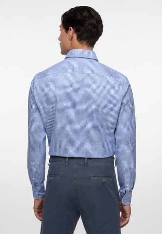 ETERNA Slim fit Overhemd 'Soft Tailoring' in Blauw