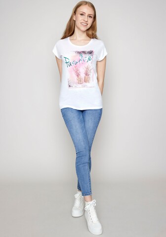 Hailys - Camiseta 'An44nia' en blanco