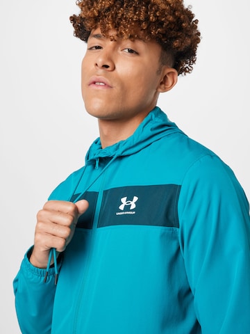 UNDER ARMOUR Athletic Jacket in Blue